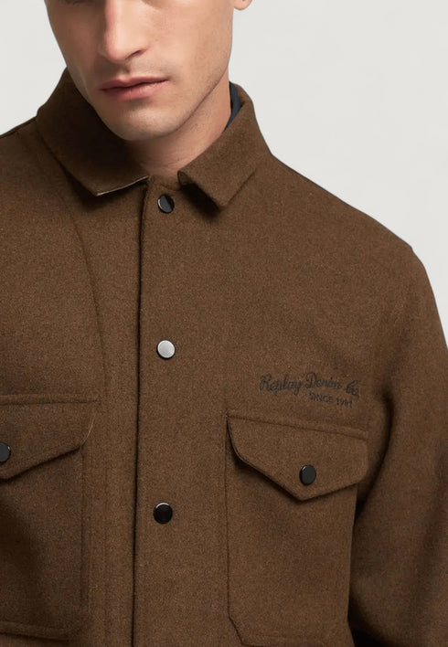 Replay Giacca overshirt Giubbotto Replay REGULAR S A25-REPLAYM849585314-020-S - Francavilla Moda